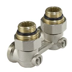 Узел нижнего подключения TIM  1/2"x3/4", Мультифлекс: Угловой , фото 