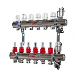 Коллекторная группа со встроенными расходомерами VALTEC