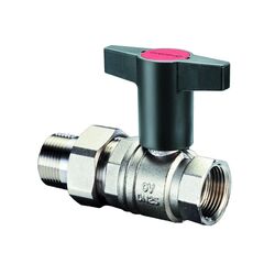 Краны шаровые Oventrop Optibal с американкой, маховик пластмассовый, удлиненный