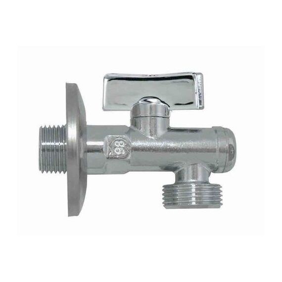 Кран шаровый угловой с фильтром НР mini 1/2"x1/2"