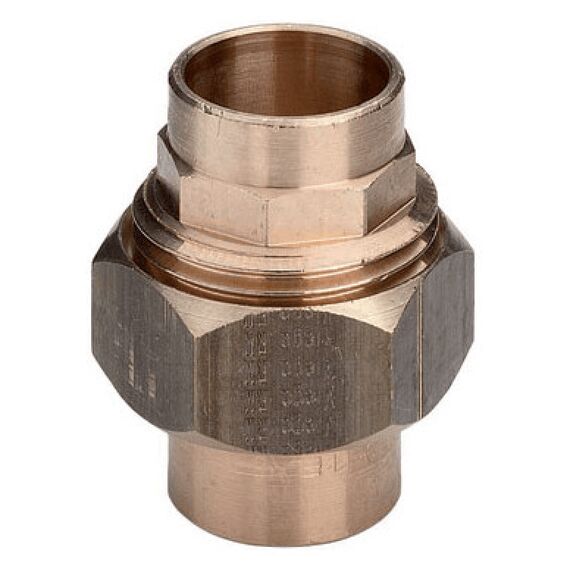Соединение разъемное с коническим уплотнением Viega d15", бронза, фото 