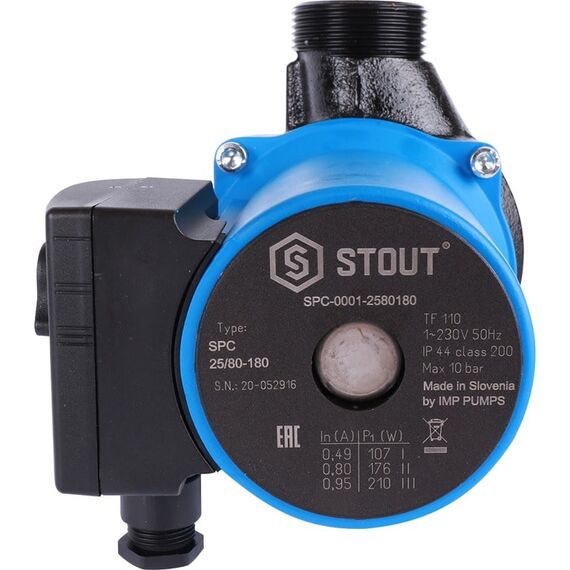 Циркуляционный насос STOUT 25-80 180