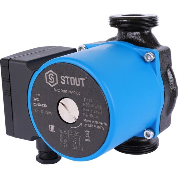 Циркуляционный насос STOUT 25/40-130, фото , изображение 2