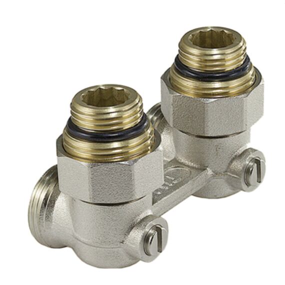 Узел нижнего подключения TIM  1/2"x3/4" (Угловой), Мультифлекс: Угловой , фото 