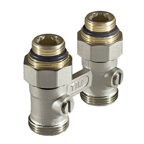 Узел нижнего подключения TIM 1/2"x3/4" (Прямой ), Мультифлекс: Прямой , фото 